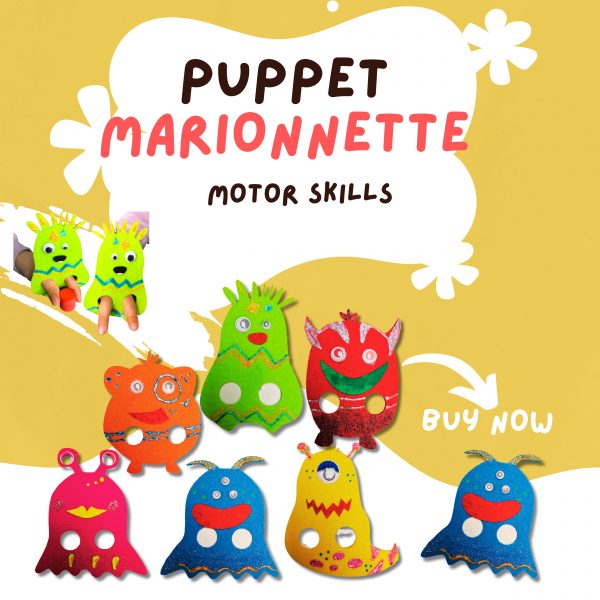 Puppet Monster-Igniting Creativity and Motor Skills in Children!